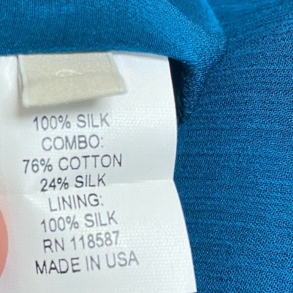 Jason Wu Teal Silk Dress, Size 6 - Picture 4 of 5